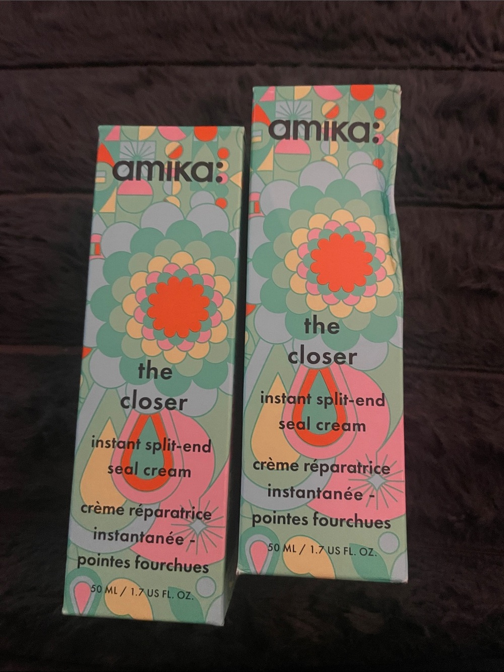 Amika The Closer​ Instant Split-End Seal Cream Bundle of 2 nwt